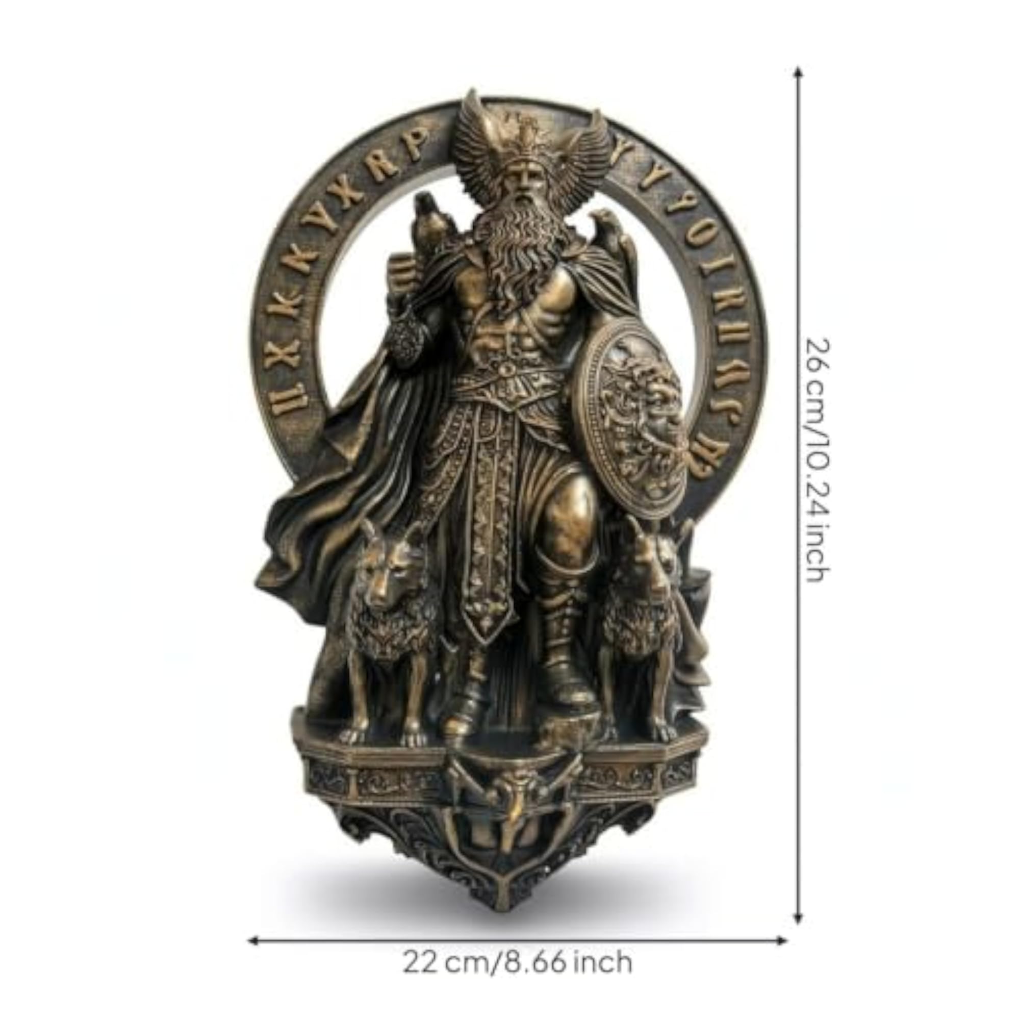 Fantasy Wall Lamp with Backlit Sculpture